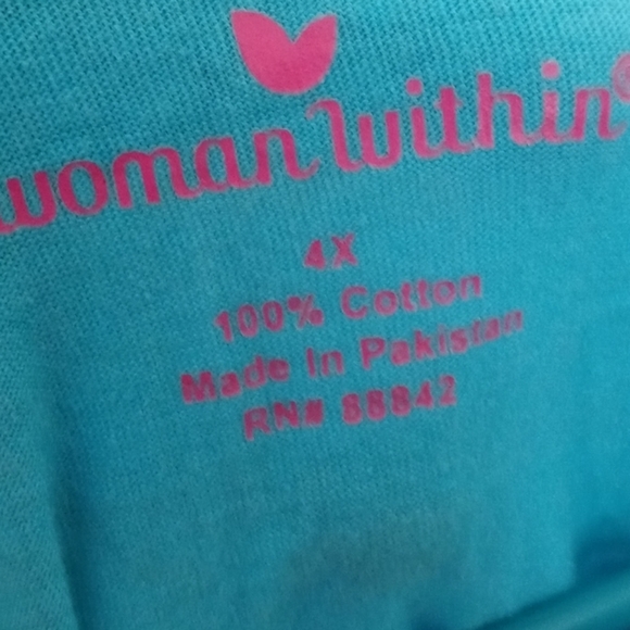 Women within shirt size 4x - Picture 2 of 2
